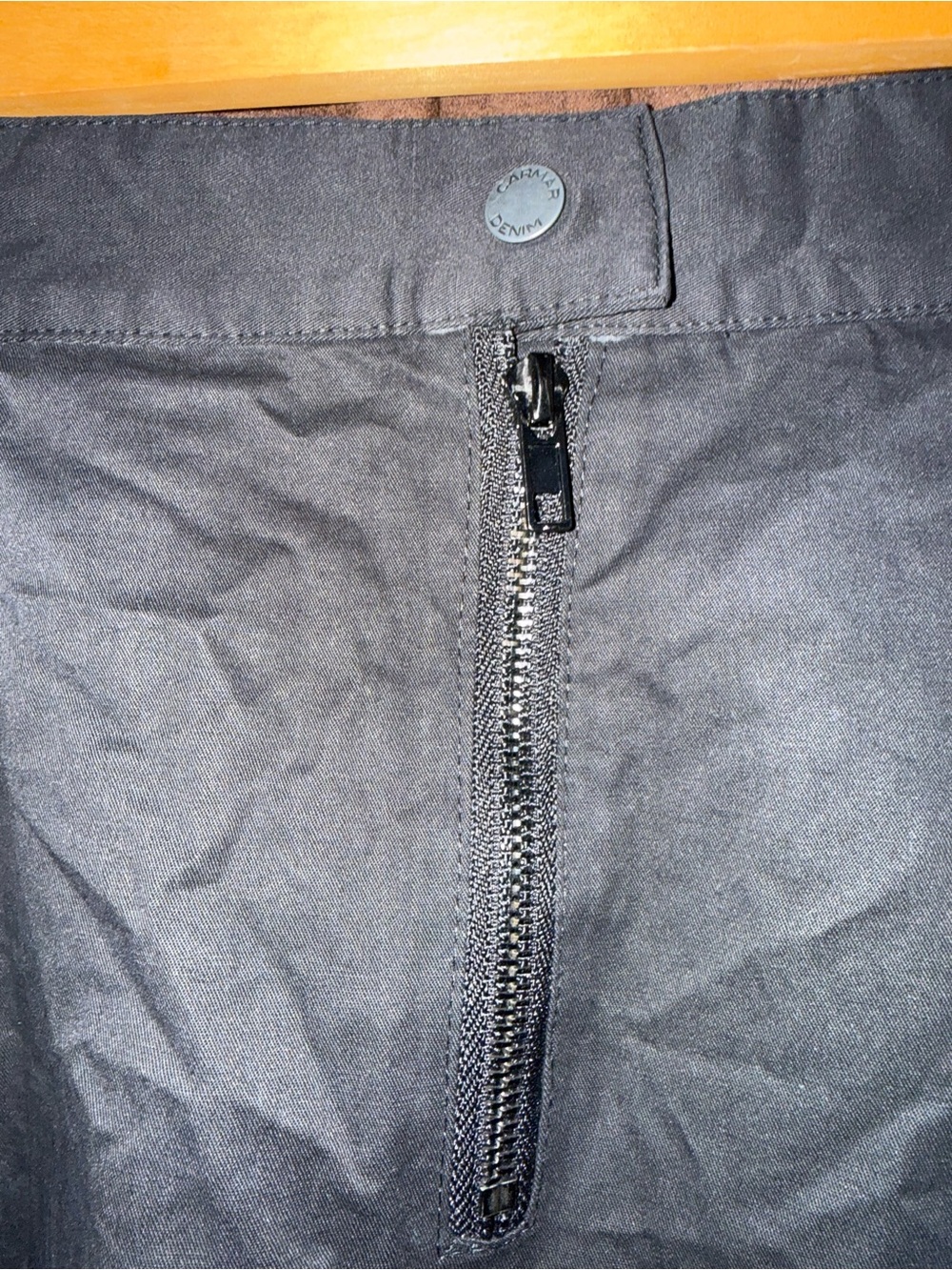 Carmar Black Distressed Cargo Mini Skirt - Picture 6 of 7